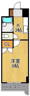 ウインズ浅香Ⅰ【6階】の間取り