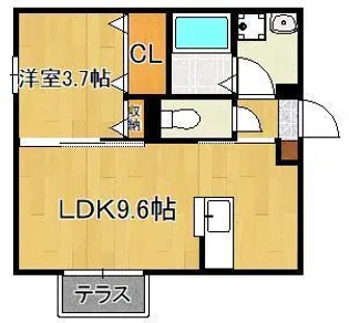 門司コートヤード【1階】の間取り