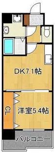 ザ・レジデンス香春口三萩野駅前【6階】の間取り