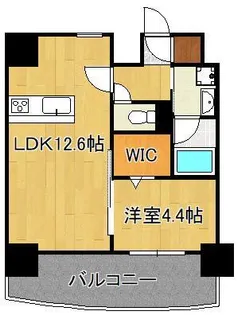 プレジデンス ざ 旦過【15階】の間取り