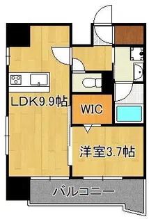 プレジデンス ざ 旦過【5階】の間取り