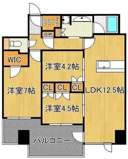 3LDKの間取り画像