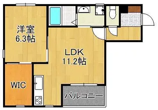 エスペランサ門司港【3階】の間取り