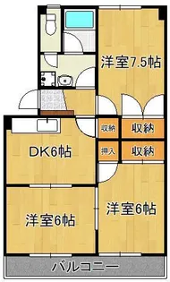 佐伯ビル【3階】の間取り
