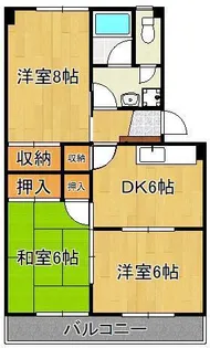 佐伯ビル【3階】の間取り