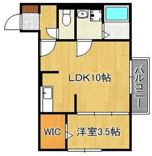 おおくぼの森 B棟【2階】の間取り