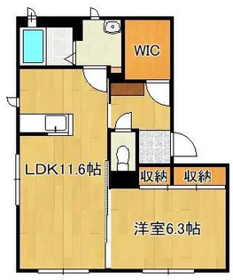 ヴィラ・パルコ B棟【2階】の間取り