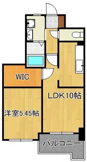 Studie 小倉離宮【8階】の間取り