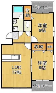メゾン高田【2階】の間取り