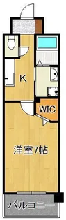 アクシオ北九州Ⅱ【7階】の間取り