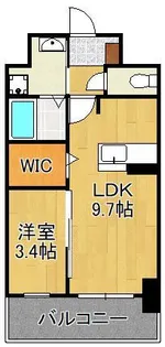 サンフォート小倉【3階】の間取り