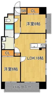 プリメイロ パッソ【8階】の間取り