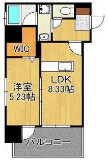 プレジデンス ザ 小倉【10階】の間取り