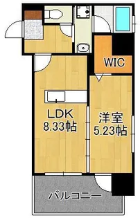 プレジデンス ザ 小倉【6階】の間取り