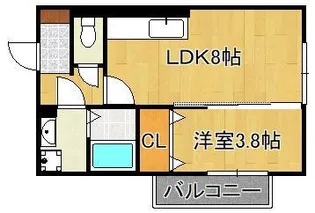 ヴェラ下富野【2階】の間取り