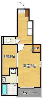 ポルタコスタⅡ A【1階】の間取り