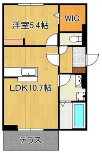 D-room中二十町【1階】の間取り