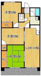 アルゴ西新町【4階】の間取り