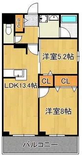 ニシコービルディング門司【6階】の間取り