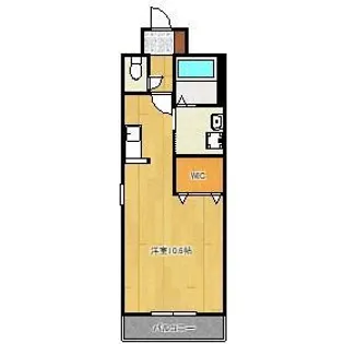 プランドール風の橋東【9階】の間取り