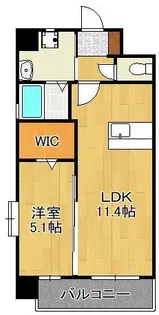 グランジャー小倉【6階】の間取り