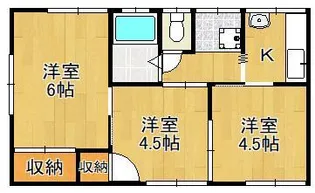 新町荘No.2【2階】の間取り