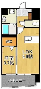 MID TERRACE【8階】の間取り