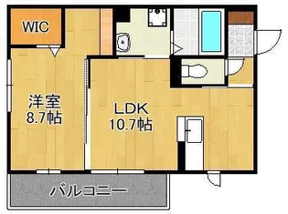 SHIZUKA 大里【2階】の間取り