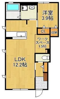 アリエッタ赤坂【1階】の間取り