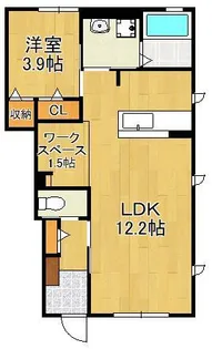 アリエッタ赤坂【1階】の間取り