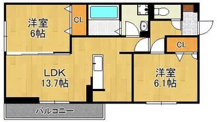 vivable palais【3階】の間取り