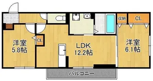 vivable palais【3階】の間取り