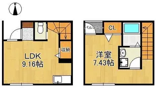 N-TERRACE黄金町【1階】の間取り