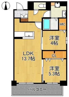 Mys Casetta Kokura -ミースカセッタ小倉-【9階】の間取り