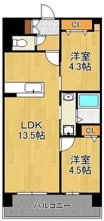 フローリィ279【8階】の間取り