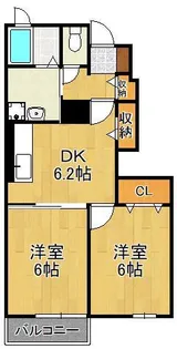 サニー・ハウス【1階】の間取り