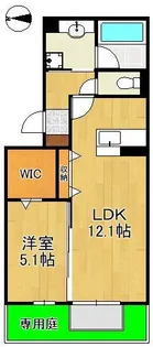HABITAT YOSHINO【1階】の間取り