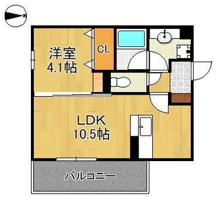 HABITAT YOSHINO【3階】の間取り