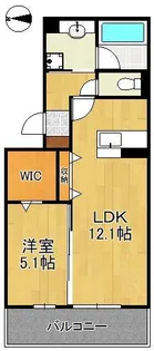 HABITAT YOSHINO【3階】の間取り