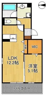 HABITAT YOSHINO【3階】の間取り