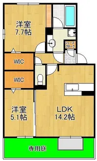 Nest Piece 原町【1階】の間取り