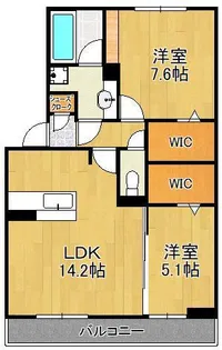 Nest Piece 原町【3階】の間取り