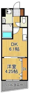 オーヴィジョンクラス浅香通り【9階】の間取り
