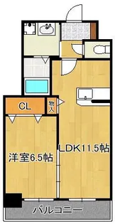 サンシャイン十番館曽根【6階】の間取り