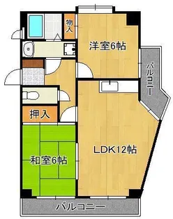 プログレス内山【2階】の間取り