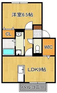 サンクラーズメゾンA棟【2階】の間取り