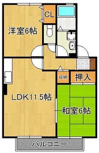 グランドソレーユ(上吉田)【2階】の間取り
