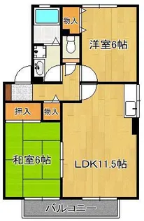 グランドソレーユ(上吉田)【2階】の間取り