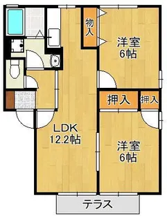 グレイス上吉田 A棟【1階】の間取り