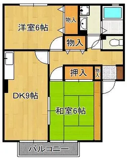 2DKの間取り画像